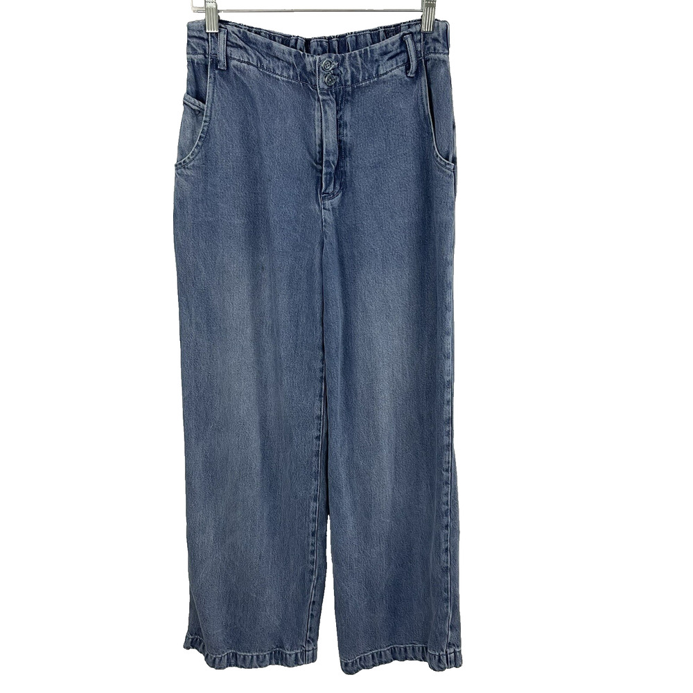 YFB Young Fabulous Broke High Rise Tencel Wide Leg Jeans Women's Size Medium‎